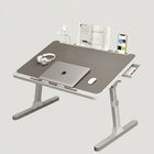 Adjustable Laptop Stand for Bed, Portable Laptop Desk with Storage Drawer, Foldable Bed Desk with Tilt Angle