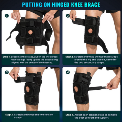 Arthritis Knee Brace Hinged for Meniscus Tear, ACL MCL LCL Knee Stabilizer Brace – image 6