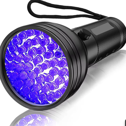 UV Flashlight Black Light, 51 LED 395nm Ultraviolet Blacklight Torch for Pet Urine Detection, Bed Bugs, Scorpions and Resin Curing