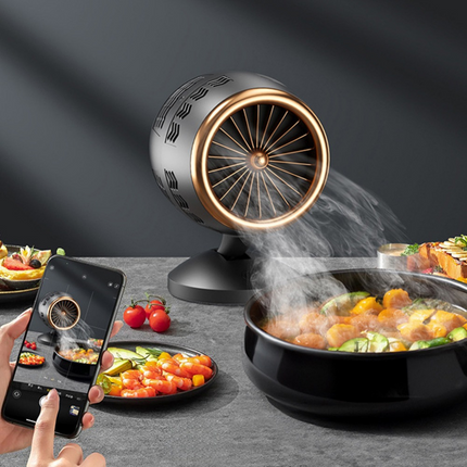 Kitchen Exhaust Fan, Portable Range Hood with Washable Filter