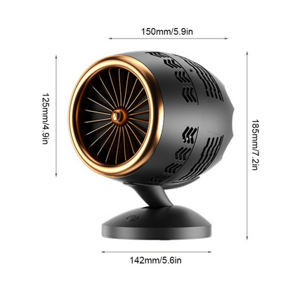 Kitchen Exhaust Fan, Portable Range Hood with Washable Filter – image 6