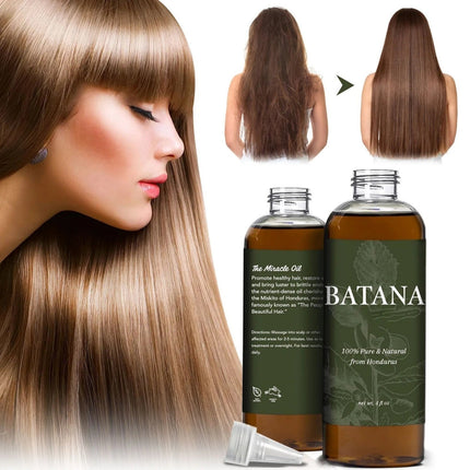 Batana Oil for Hair Growth, Hairline Growth Oil and Scalp Moisturizer for Thinning Hair, Natural Batana Hair Oil 4 fl oz