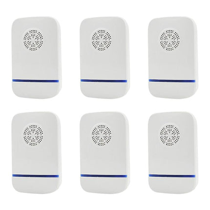 Ultrasonic Pest Repeller 6 Pack, Plug In Indoor Mouse and Rodent Deterrent for Mice, Rats, Roaches and Mosquitoes