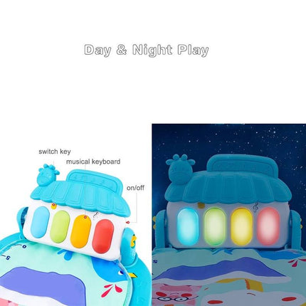 Baby Play Gym for Newborn, Infant Play Gym with Music and LED Lights – image 4