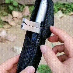 Tuzwa Telescopic Walking Stick – Collapsible Alloy Steel Hiking Stick with Ergonomic Anti-Slip Grip, 15–54 Inch Portable Design