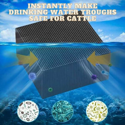 Water Purifier Cube for Livestock Troughs, Aquarium Water Treatment