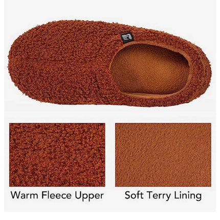 Comfortable Slippers Closed Back, Memory Foam Slipper with Rubber Sole – image 10