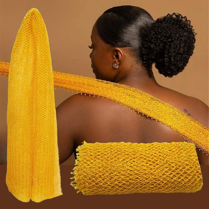 African Net Sponge Exfoliating Body Scrubber, Shower Scrubber, African Exfoliating Net Back Scrubber for Bath