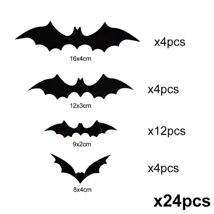 3D Bat Wall Stickers for Halloween Decorations Indoor and Outdoor – image 7