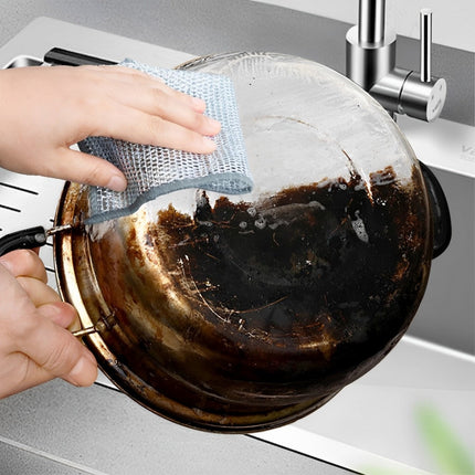 Reusable Cleaning Cloths 20 Pack, Steel Wire Dish Cloth, Stainless Steel Scrubbers, Non Scratch Scouring Pads
