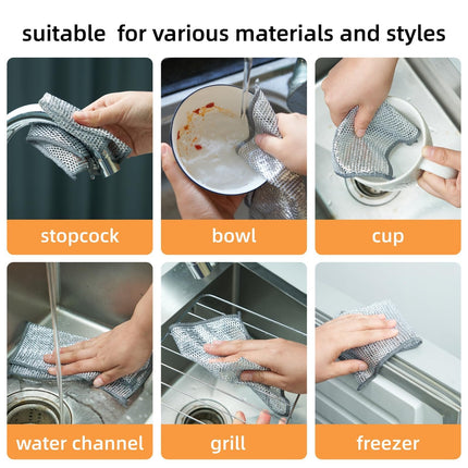 Reusable Cleaning Cloths 20 Pack, Stainless Steel Scrubbers – image 9