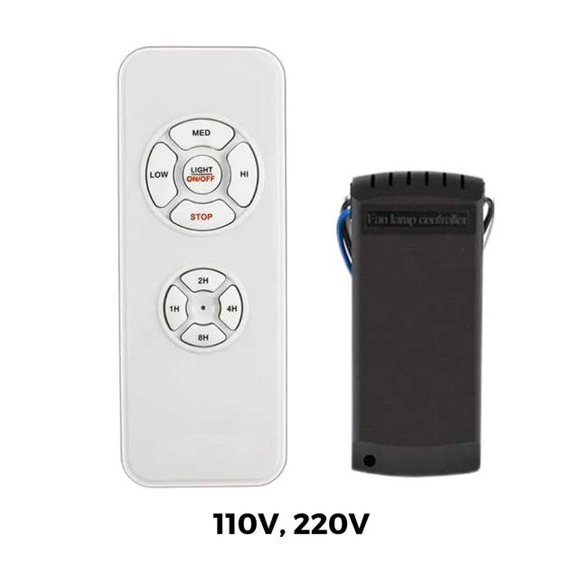 Ceiling Fan Light Remote Control Kit and RF Receiver, Universal Ceiling Fan Remote Control
