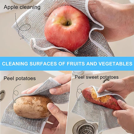 Reusable Cleaning Cloths 20 Pack, Stainless Steel Scrubbers – image 5