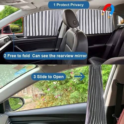 Car Window Shades Magnetic Front and Rear – image 7