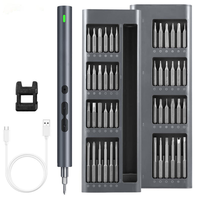 Electric Screwdrivers, 120 in 1 Precision Screwdriver Set, Power Screwdriver with LED Lights and Bit Set for Repairs