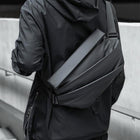 Crossbody Bag for Men, Waterproof Anti Theft Sling Bag with Hidden Pockets, Mens Sling Bag and Chest Pack for Travel