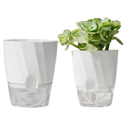 Indoor Planter with Self Watering Reservoir, Self Watering Planter Pot for Indoor Plants