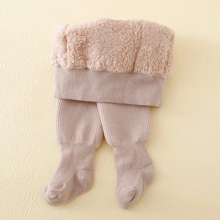 Fleece Lined Leggings for Kids 6M to 8Y, Toddler Leggings with High Waist