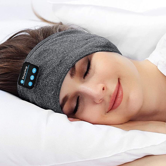 Sleep Headphones Bluetooth Headband, Wireless Headphones for Sleeping, Sports Headband Headphones for Running and Gym