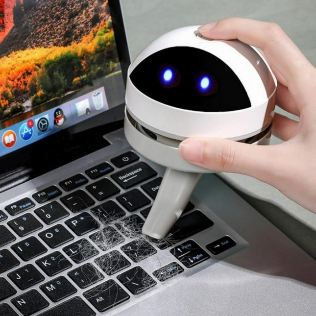Mini Desk Vacuum Cleaner, Cordless Mini Vacuum with USB Charging