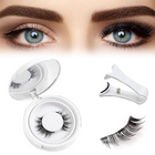 Magnetic Eyelashes with Tweezers, Reusable False Eyelashes No Glue, 3D Magnetic Lashes in Wispy Lashes or Cat Eye Lashes