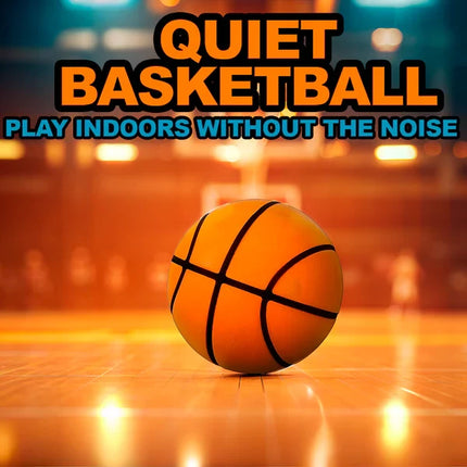 PU Basketball, Silent Basketball Training Ball for Men and Adult Home Workouts