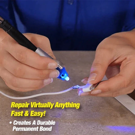 UV Super Glue Pen with Light, Liquid Plastic Welder