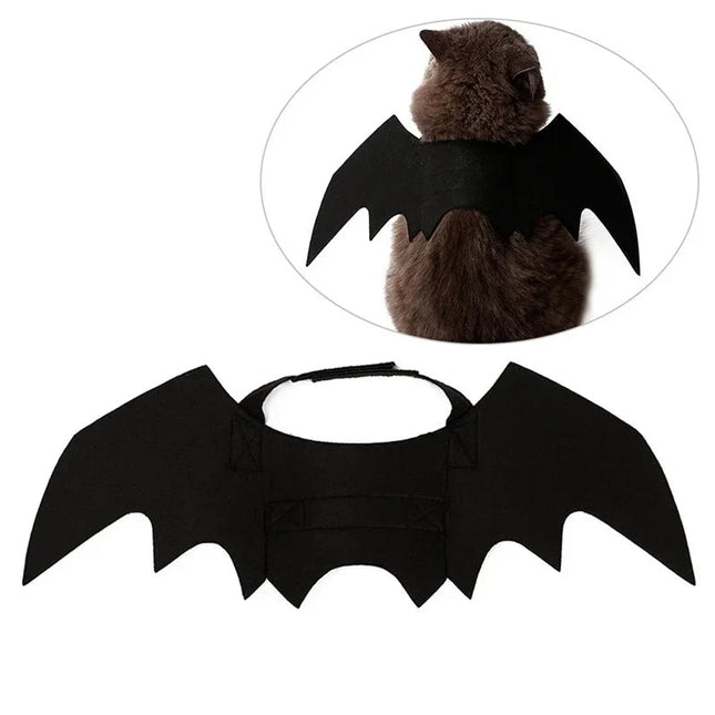 Dog Halloween Costume Bat Wings, Cat Costume with Adjustable Velcro Straps