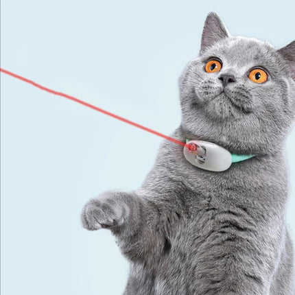Laser Cat Collar with USB Charging, Interactive Cat Toy with Adjustable Laser Angle