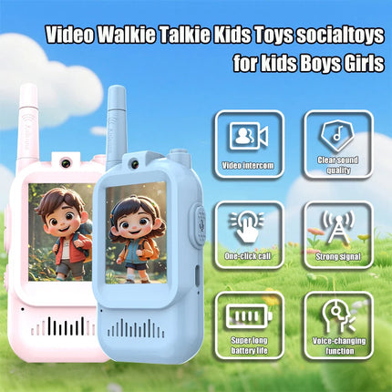 Video Walkie Talkie for Kids, 2 Inch Screen and Rechargeable Battery – image 5