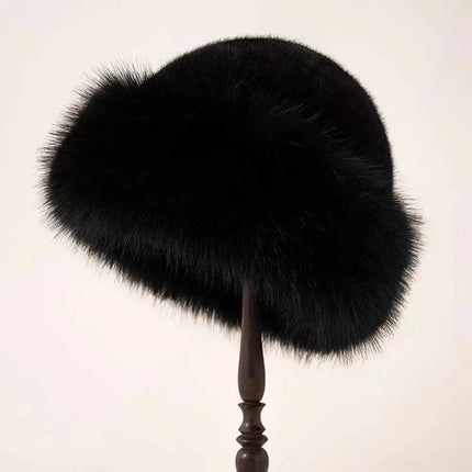 Bucket Hat for Women, Fuzzy Warm Winter Hats for Cold Weather