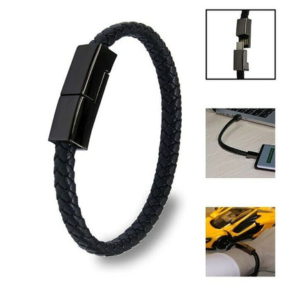 Bracelet Charging Cable on the wrist