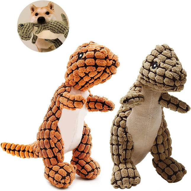 Dog Chew Toy Dinosaur, Plush Dino Dog Toy