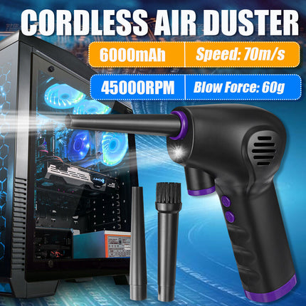 Electric Air Duster, Cordless Air Blower for PC and Laptop