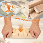 Tuzwa Wooden Sushi Maker Press – Traditional Sushi Mold for Homemade Rolls & Pressed Sushi, 21cm Kitchen Tool