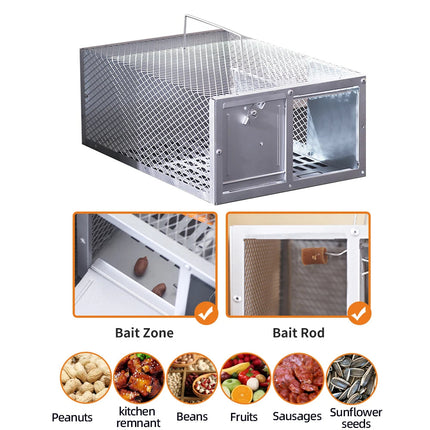 Mouse Traps Indoor, Reusable Single Door Rat Trap for Rodents Outdoor – image 5