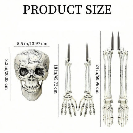 Halloween Decorations Outdoor, Halloween Skeleton Yard Stakes – image 4