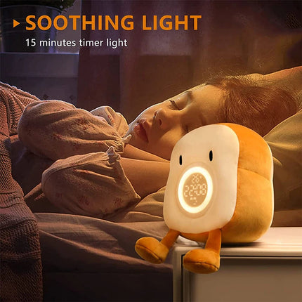 Cute Alarm Clock Plushie with Phone Holder