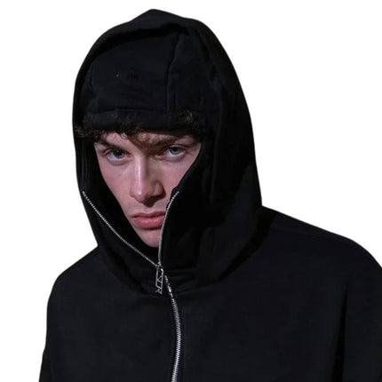 Balaclavas and Ski Masks, Full Zip Winter Balaclava Hoodie with Neck Gaiter – image 8