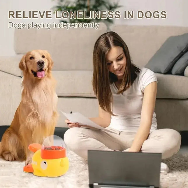 Dog Slow Feeder Duck for Treats and Kibble, Dog Puzzle Toys for Enrichment