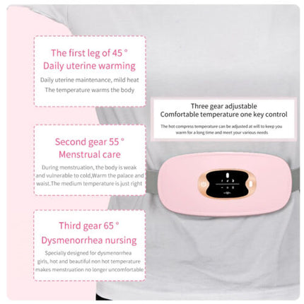 Heating Pad for Period Cramps, Electric Heating Pad with Vibration Massage – image 4