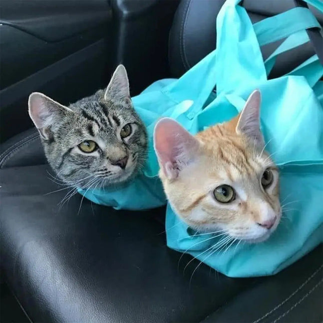 Travel Cat Carrier Bag, Foldable Cat Tote Bag