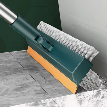 Long Handle Scrub Brush, Floor Scrub Brush with Stiff Bristles, Bathroom Cleaning Brush for Tile and Grout