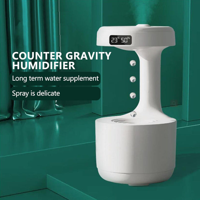 Anti Gravity Humidifier, Home Humidifier with Water Drop Design