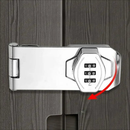 Cabinet Combination Lock Keyless 3 Digit, File Cabinet Lock for Drawers and Mailboxes, Locker Lock, 4 or 5 Inch