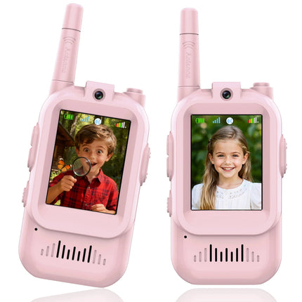 Video Walkie Talkie for Kids, Long Range Walkie Talkie 2 Pack