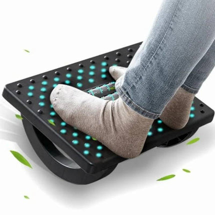 Under Desk Foot Rest with Massage Rollers, Rocking Foot Stool and Anti Slip Foot Rocker for Home and Work Desk – image 2