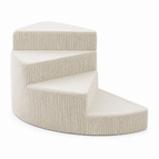 Beige-4 Steps / Left Facing