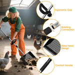3-in-1 Dog Poop Scooper with Metal Rake & Sifting Shovel | Effortless Cleanup Tool for Yards and Coops 2