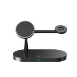 3-in-1 Wireless Charger Station with MagSafe Compatibility | Versatile Charging Solution for Smartphones, Smartwatches, and Earbuds 8